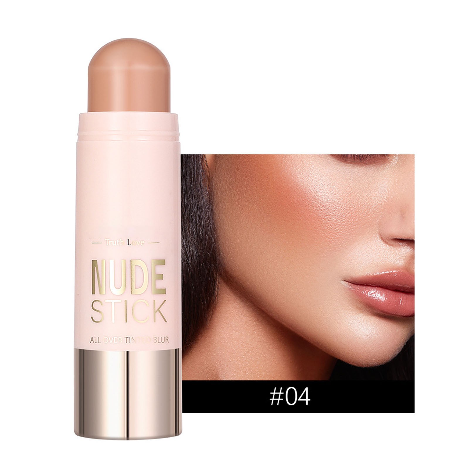 Kokovifyves Highlighter Stick for Face Luminous Glass Highlight Stick Highlighter Makeup Stick